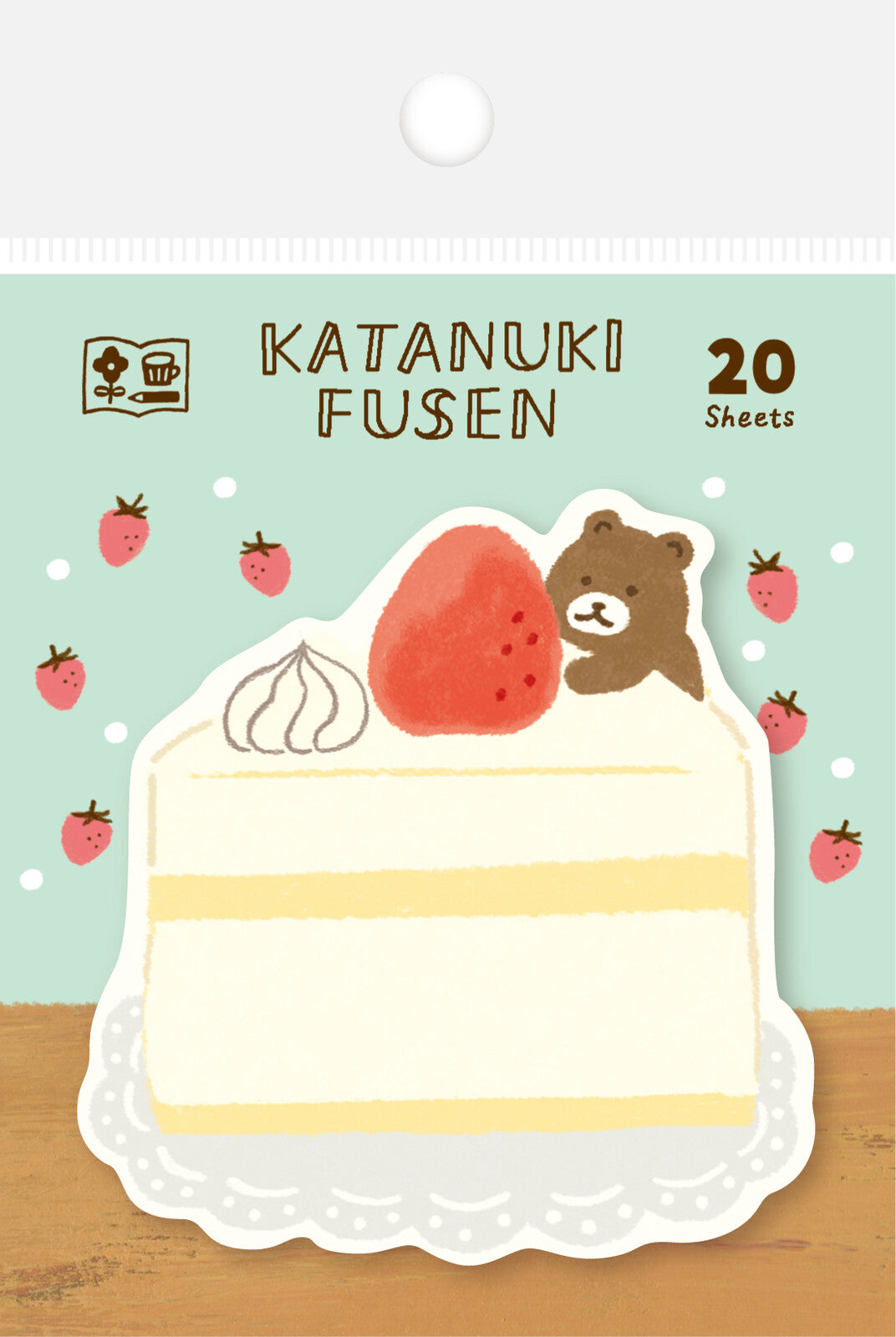 Cake and Bear - Furukawashiko die-cut sticky notes
