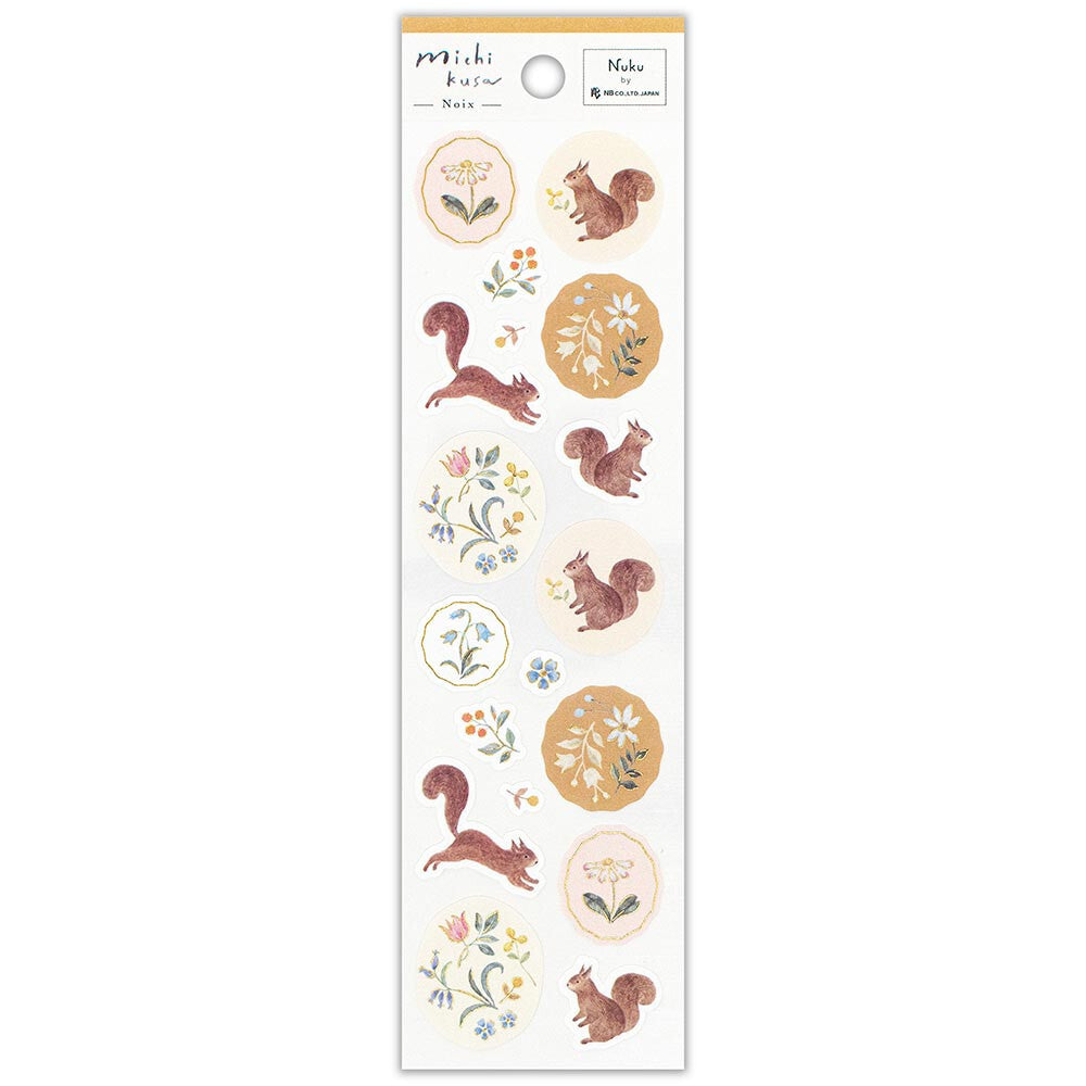 Seal Michikusa Noix- Decorative Stickers - NB.co