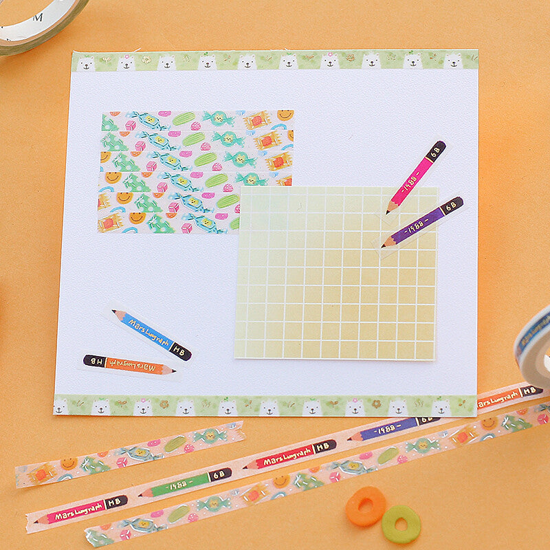Pencil - BGM Washi Tape LIFE Foil Stamping