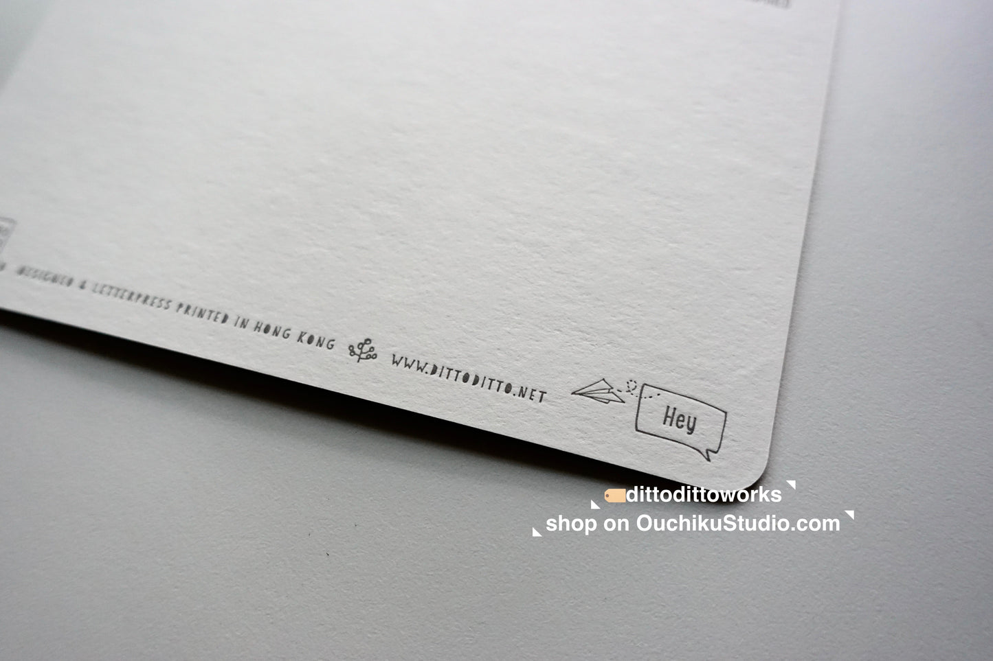 New York - Letterpress Travel Postcard - Ditto Ditto