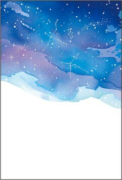 Starry Sky - Chikako Mitsui Postcard