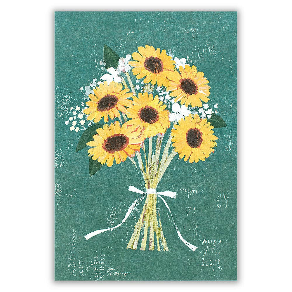 Sunflower Bouquet - NB.co postcard