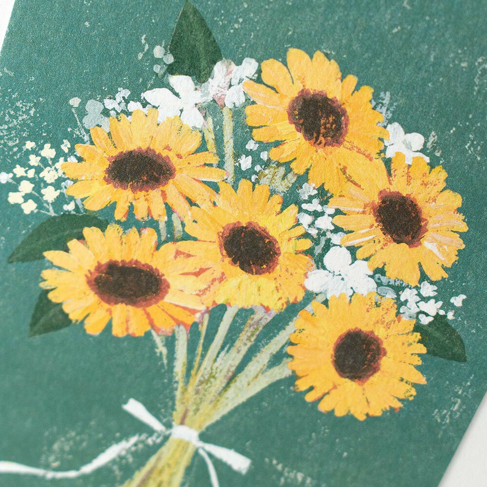 Sunflower Bouquet - NB.co postcard