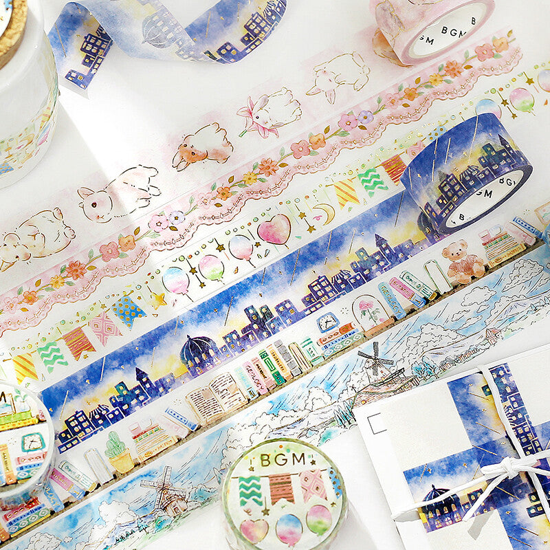 Desk Scenery - Masking Tape - BGM Washi tape