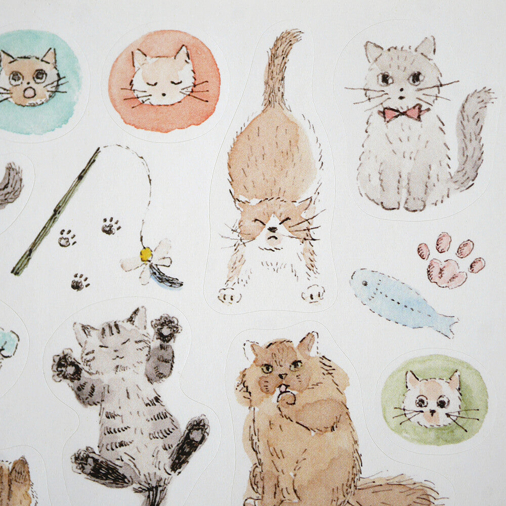 Cats - seal sticker - 4Legs