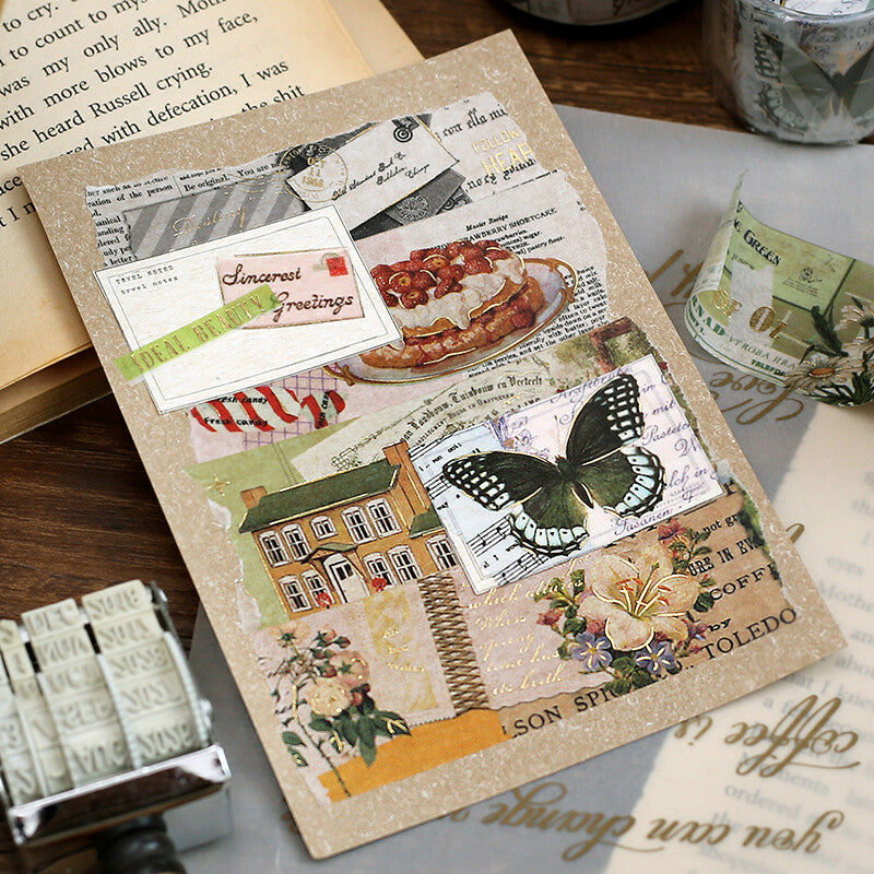 Flower - Invitation to Romance - BGM washi tape