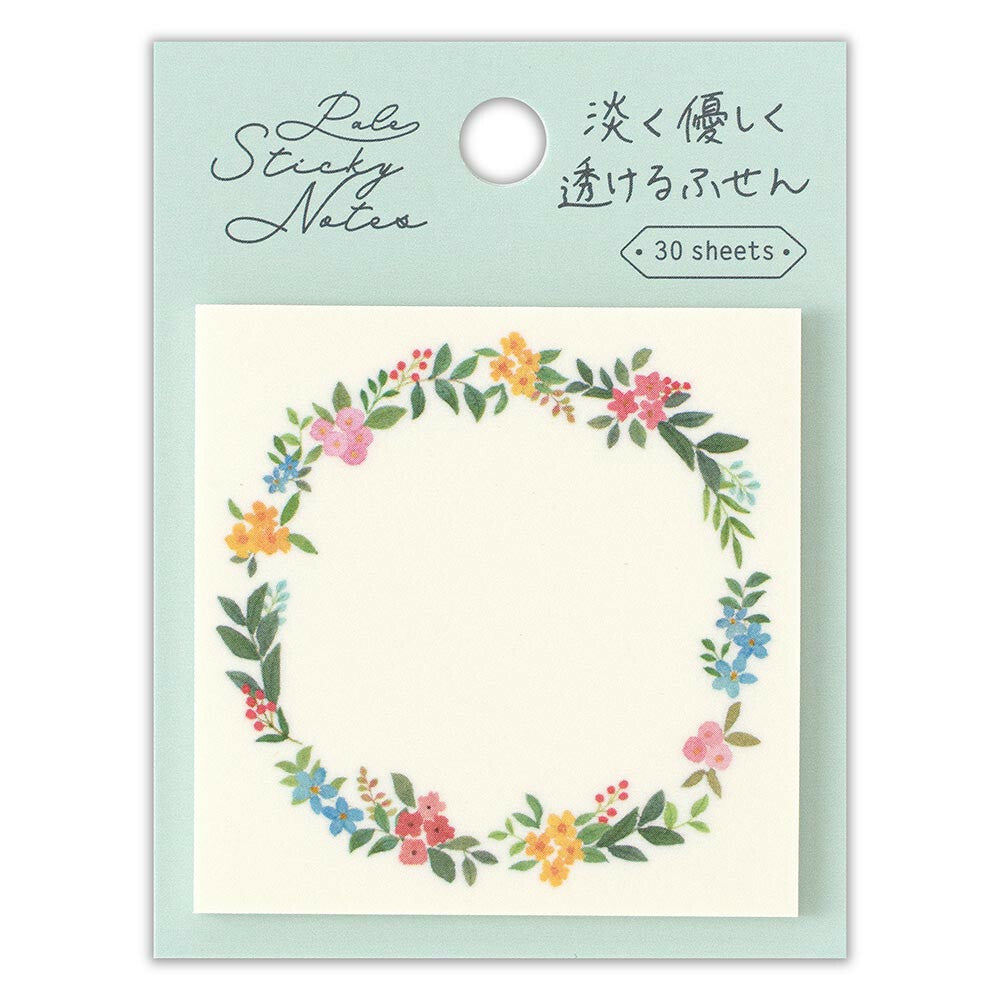 Wreath - Pale Sticky Notes - NB.Co Sticky Notes