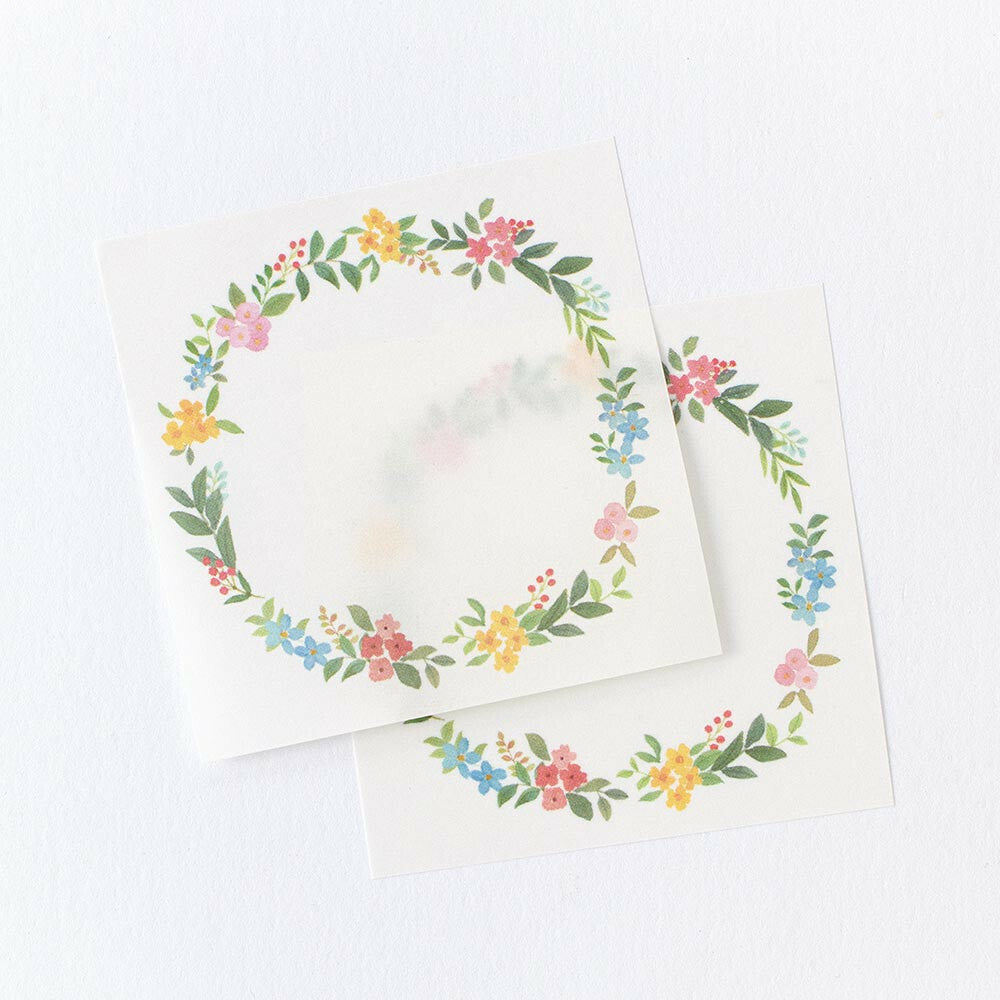 Wreath - Pale Sticky Notes - NB.Co Sticky Notes