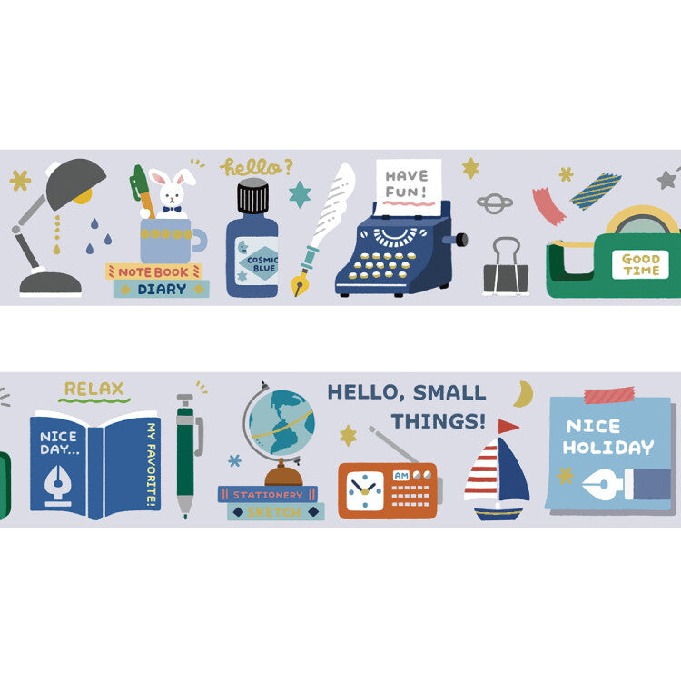 My Desk - Eric Small Things x Papier Platz - washi tape with gold foil