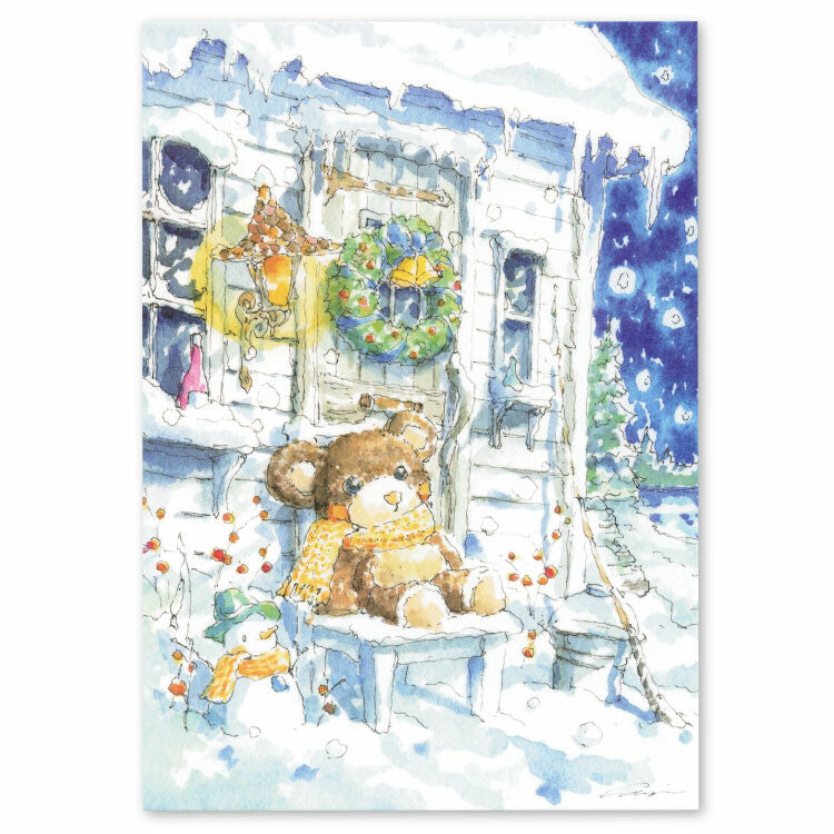 Forest Atelier - Merry Christmas- Shinya Uchida Postcard