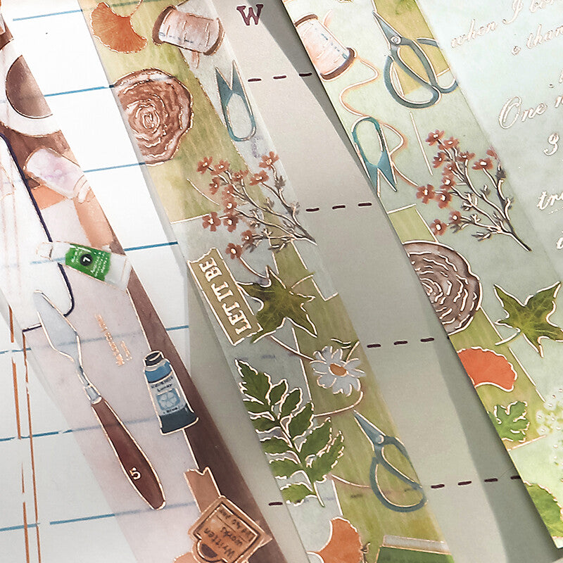 Botanist - What's on my desk? - BGM Washi tape