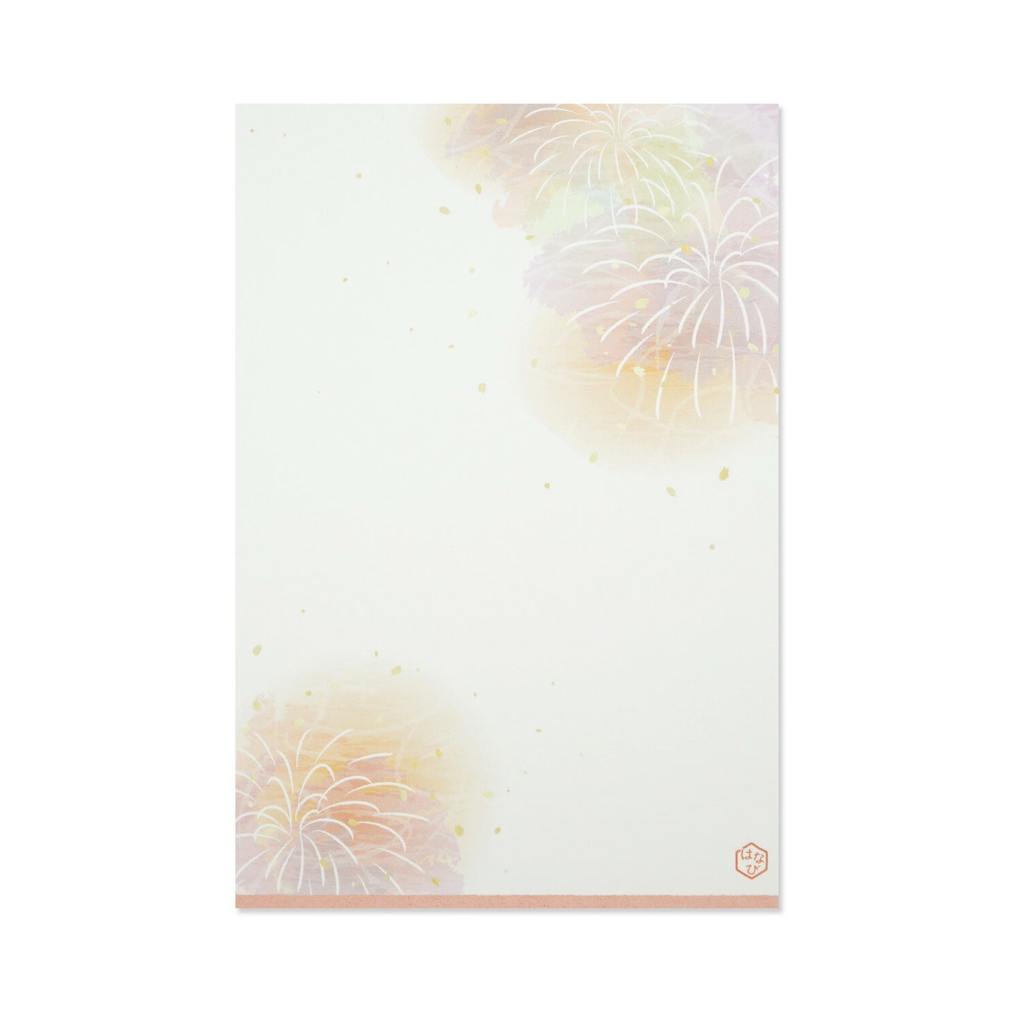 Fireworks, Pink - Frontia summer postcard