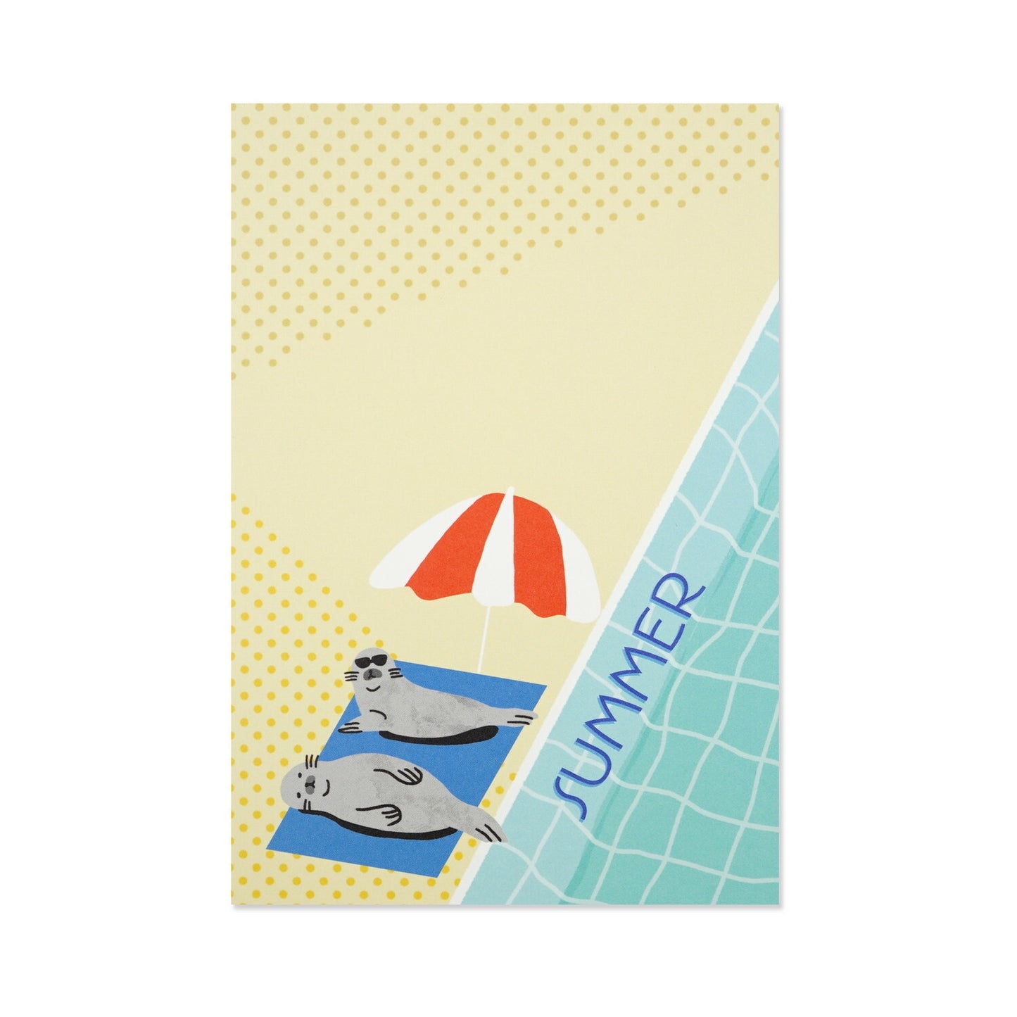 Seals - Frontia summer postcard