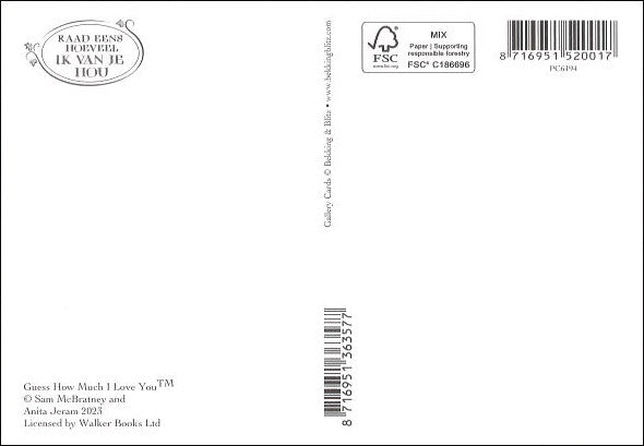 Guess How Much I Love You - Story Time - Postcard Picture Book - Sam and Anita