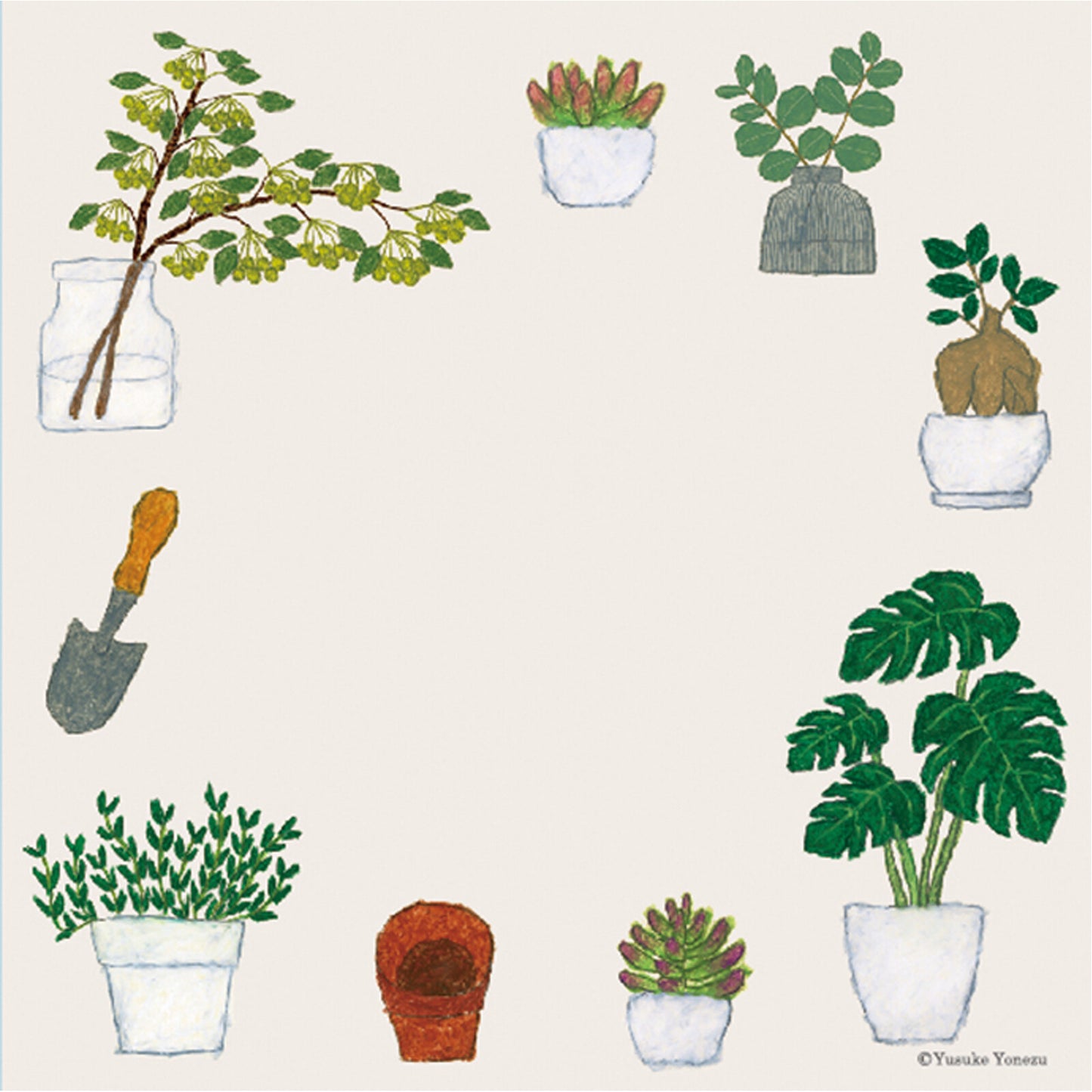 Good life, Plant- 米津祐介 Square Memo Pad