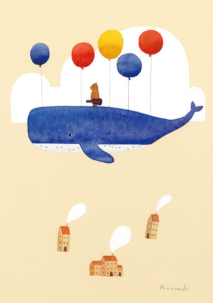 Window of Clouds - Kazuaki Yamada Postcard