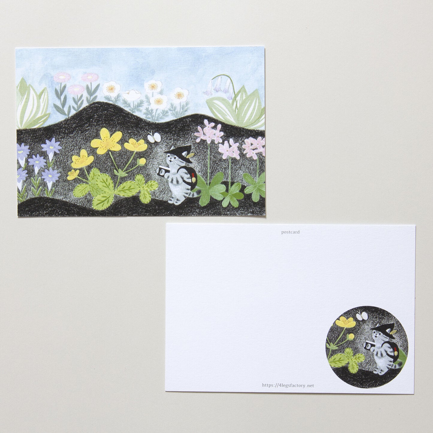 Haru - Sabatora Travel Diary series- 4Legs postcards