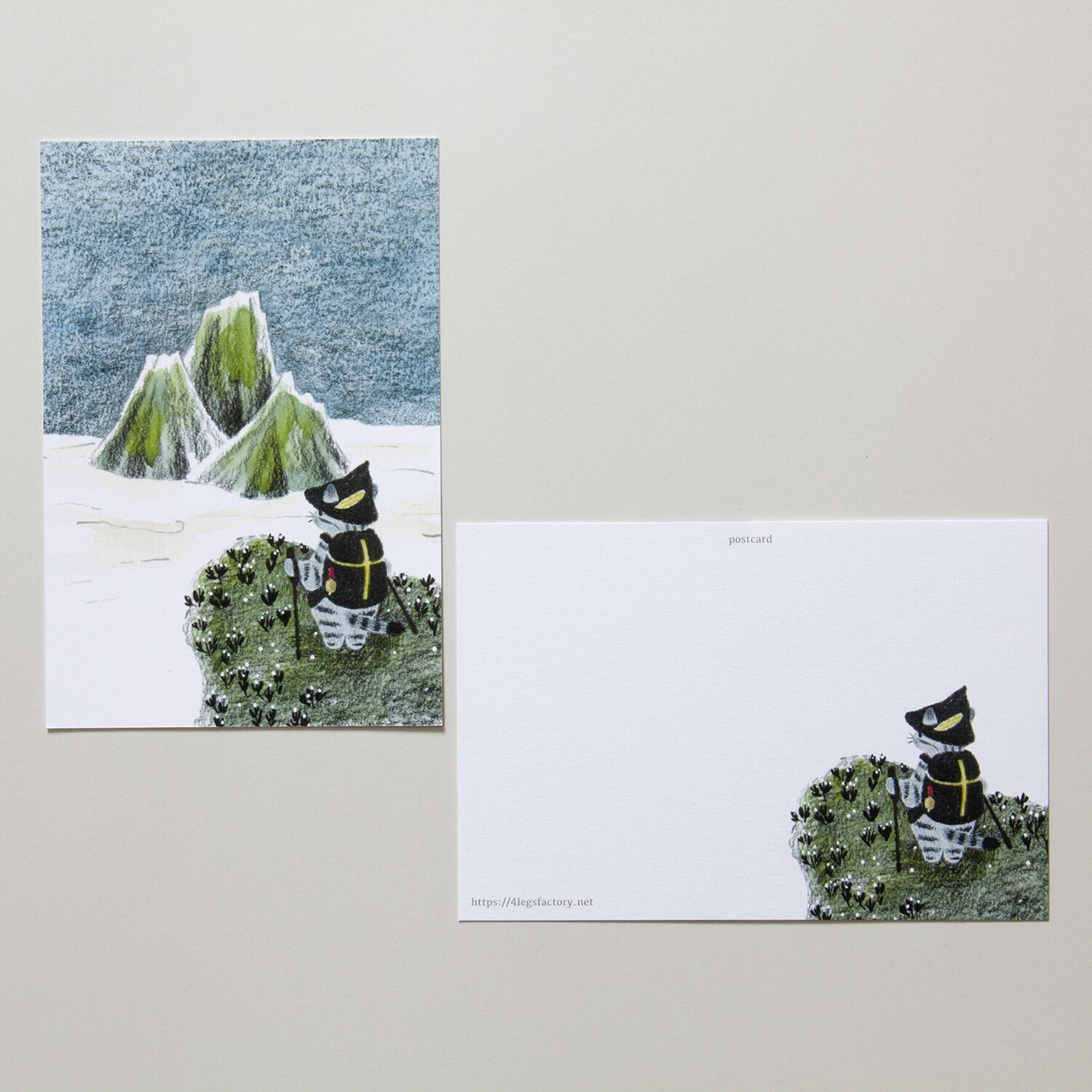 Yama - Sabatora Travel Diary series- 4Legs postcards