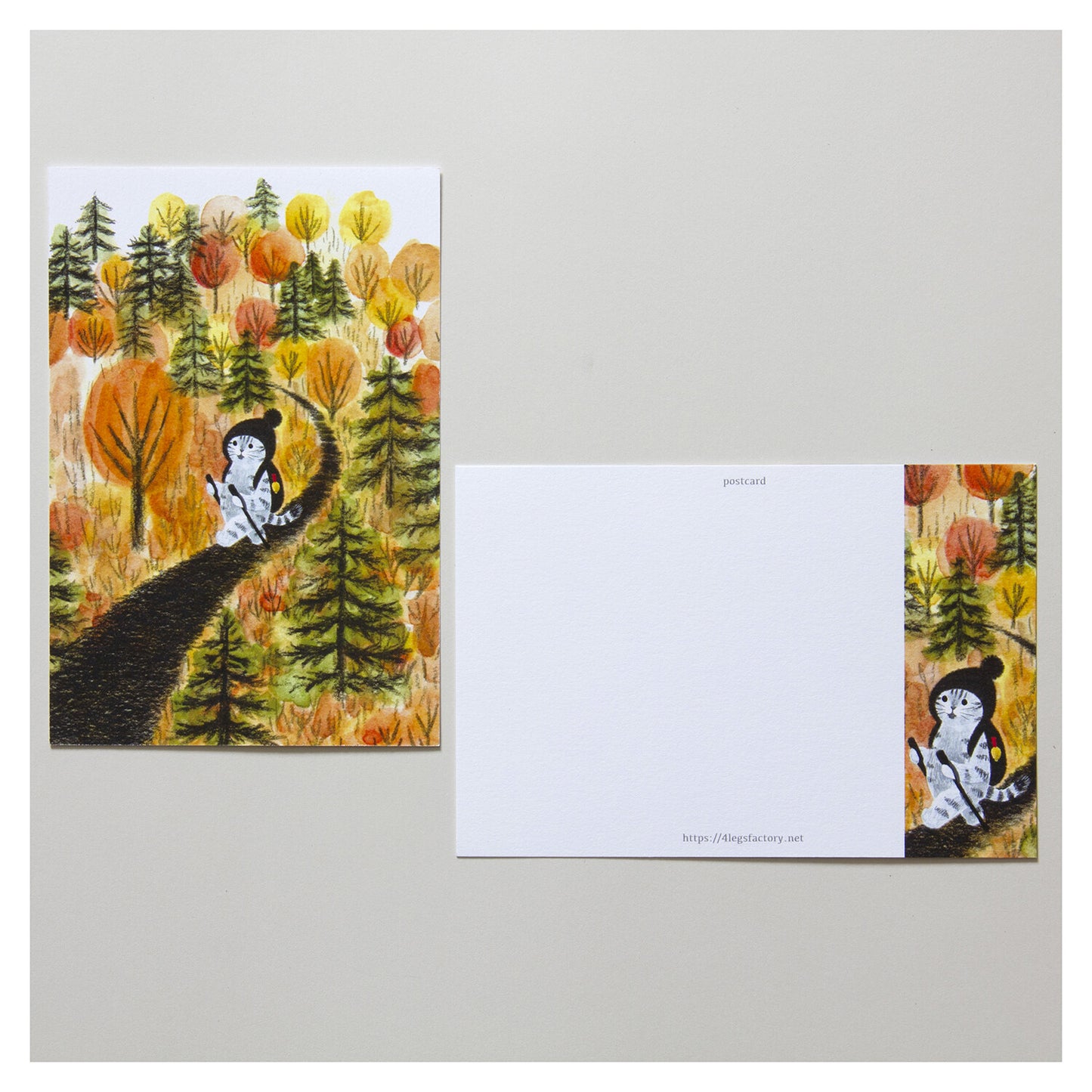 Aki - Sabatora Travel Diary series- 4Legs postcards