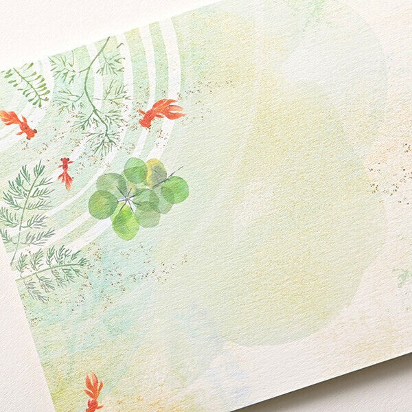 Morning Glory 2 - Summer Illustration Postcard