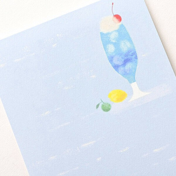 Cream Soda - Summer Illustration Postcard