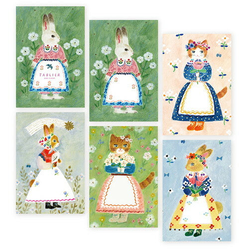 TABLIER - Aiko Fukawa postcard pad