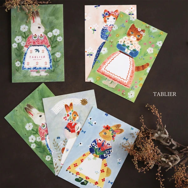 TABLIER - Aiko Fukawa postcard pad