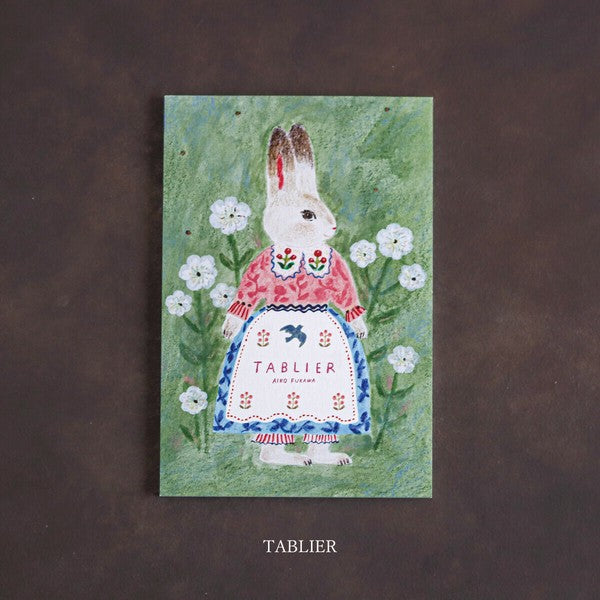 TABLIER - Aiko Fukawa postcard pad