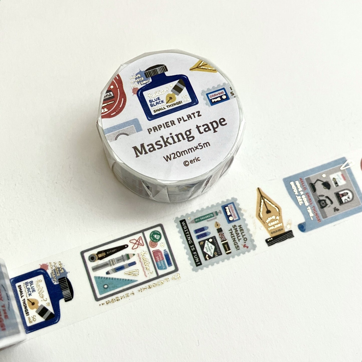 Writing Utensils - washi tape - Eric Small Things x Papier Platz