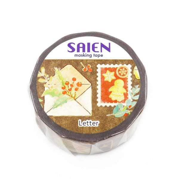 Letter - SAIEN gold foil masking tape