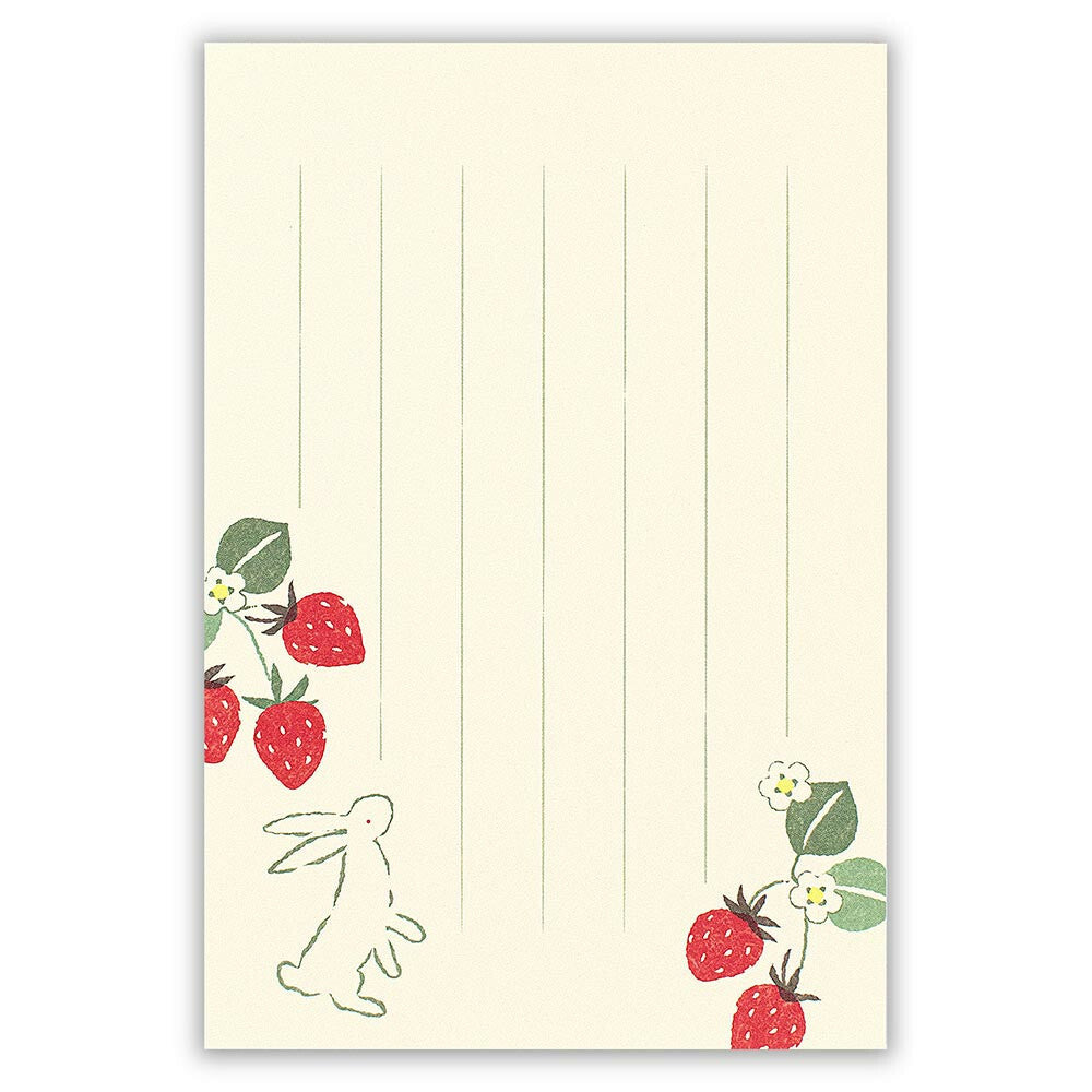 Strawberry Rabbit - WANOWA postcard set