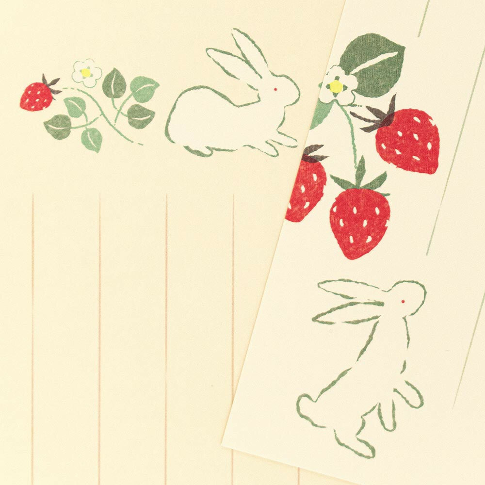 Strawberry Rabbit - WANOWA postcard set