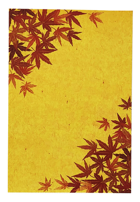Leaves - autumn postcard