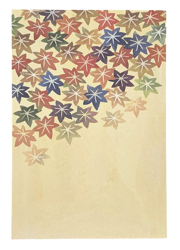 Autumn leaves - autumn postcard