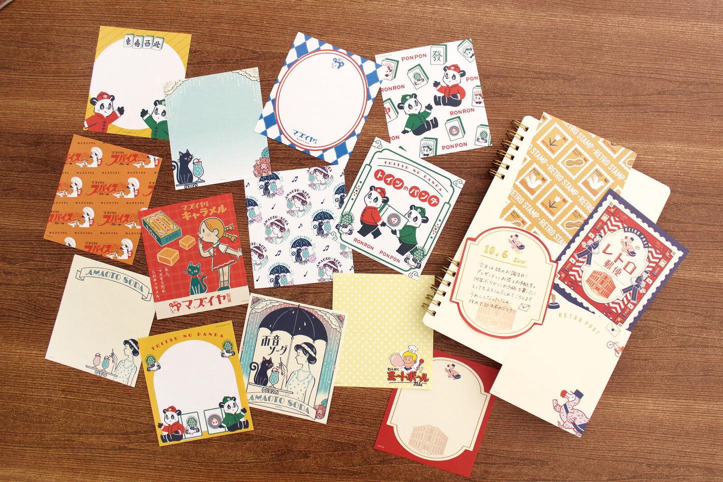 Retro Postal - Furukawashiko x ob1toy Limied Edition Memo Pad