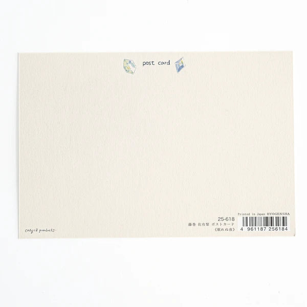 Sleepless Night - Cozya Products - foil-stamped postcard