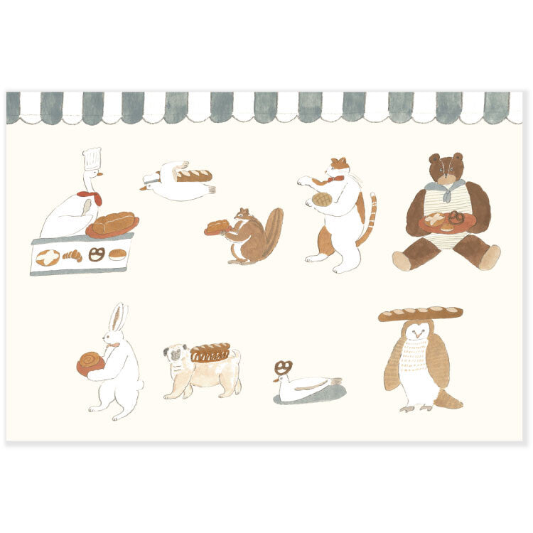 Popular Baker's Queue - Shoichiro Tobimatsu Postcard