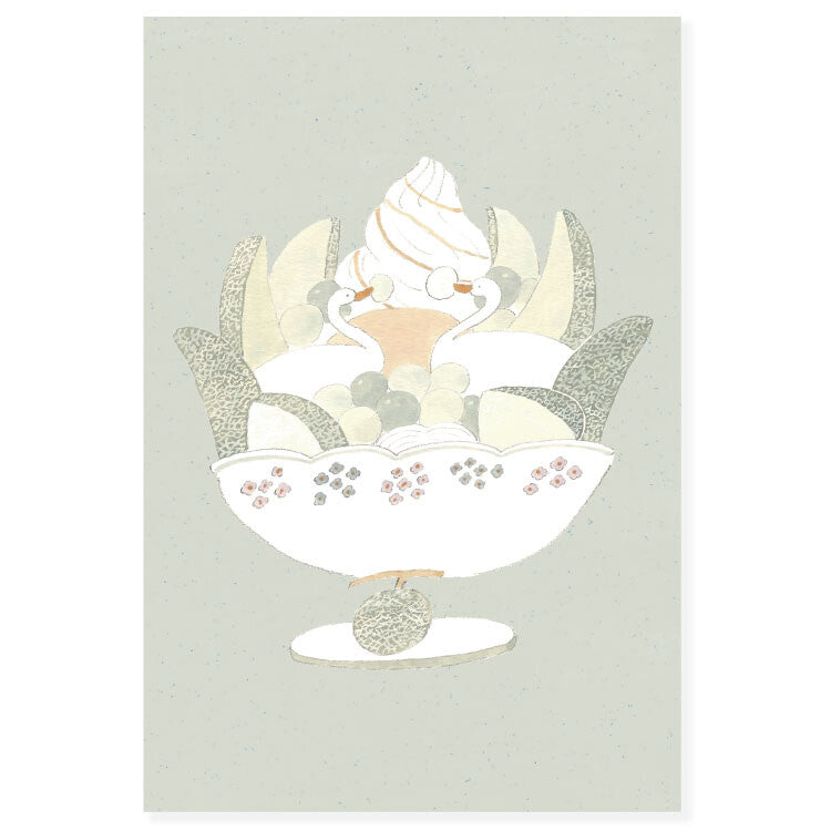 The Luxurious Way of Eating Melon - Shoichiro Tobimatsu Postcard
