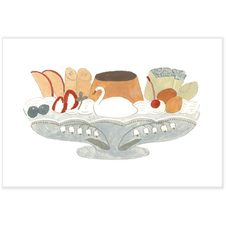 Pudding a la mode - Shoichiro Tobimatsu Postcard