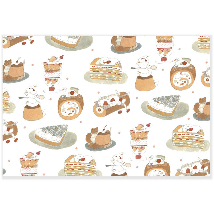 Festival of Dessert - Shoichiro Tobimatsu Postcard