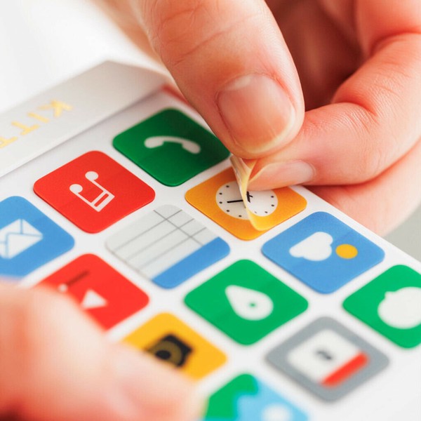 KITTA portable clear sticker - Icon Type Theme