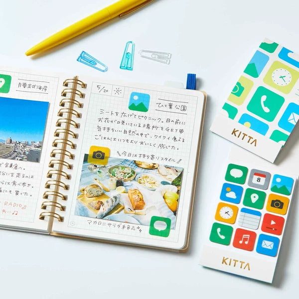 KITTA portable clear sticker - Icon Type Theme