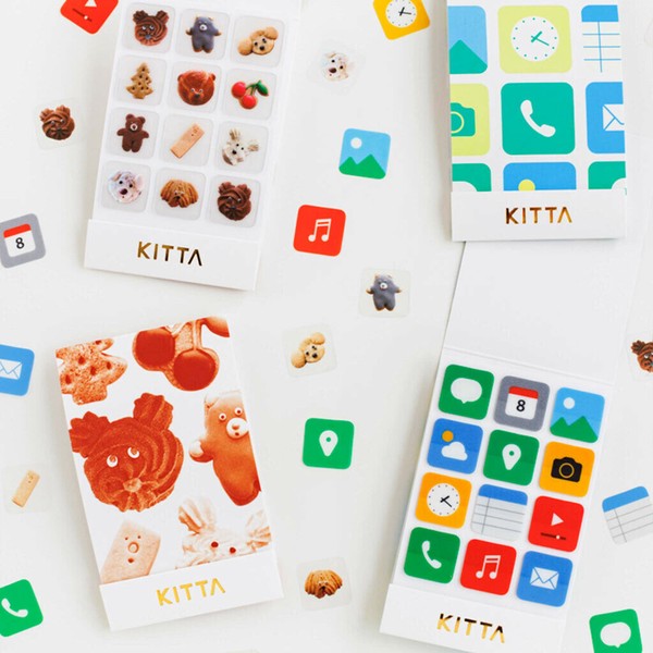 KITTA portable clear sticker - Icon Type Toys