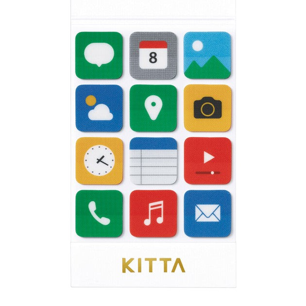 KITTA portable clear sticker - Icon Type Theme