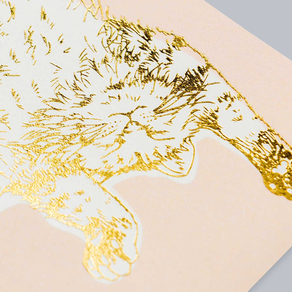 Sleepy cat - ROKKAKU x 365 Cats.Art postcard