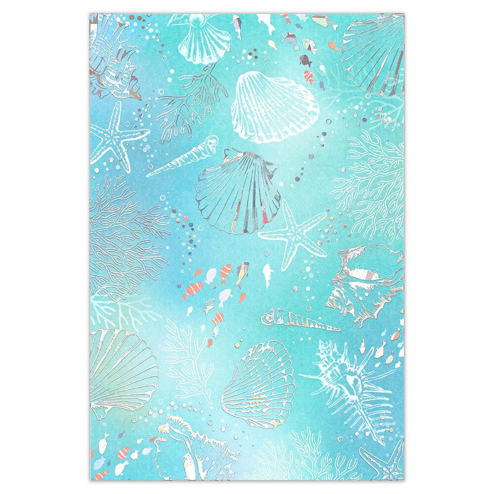 Shell - pearlescent postcard - NB.co