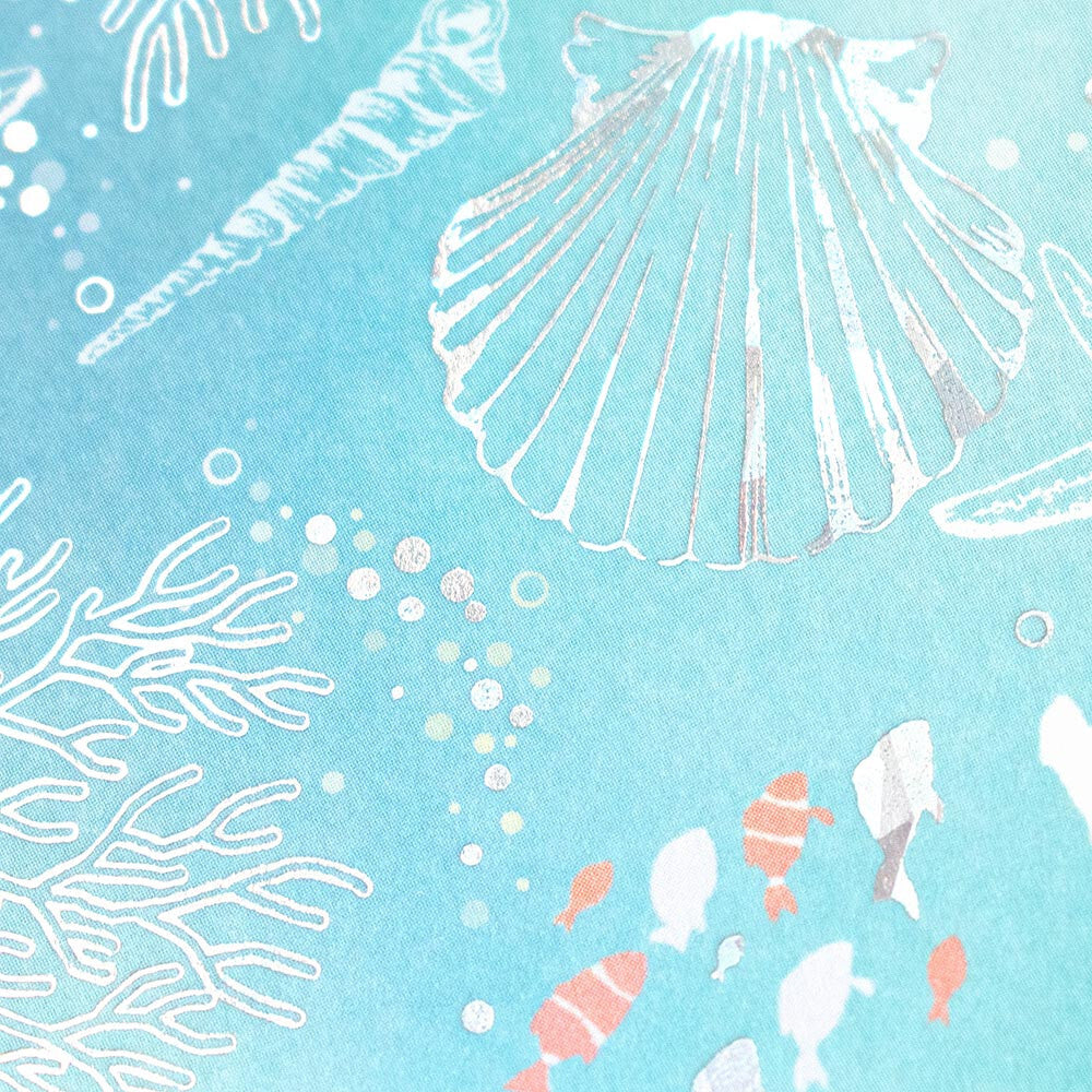 Shell - pearlescent postcard - NB.co