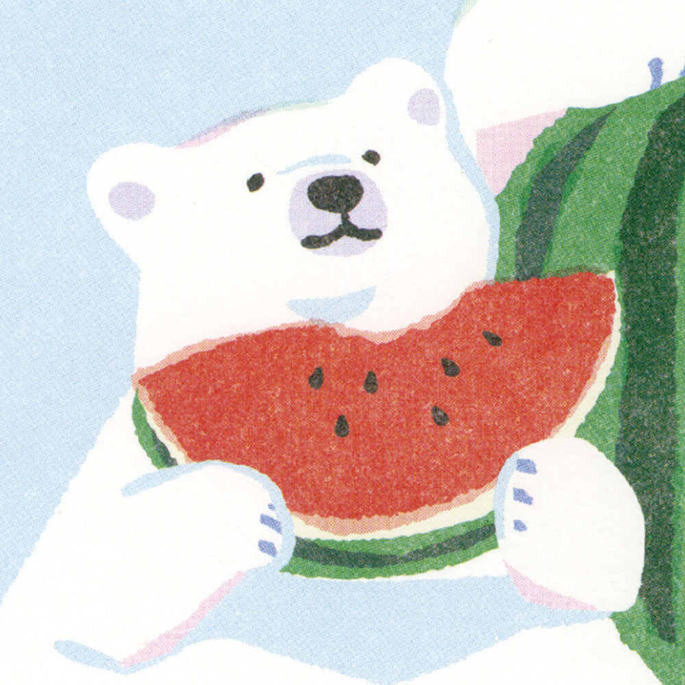 Polar Bear and Child - NB.co Summer Greeting Postcard