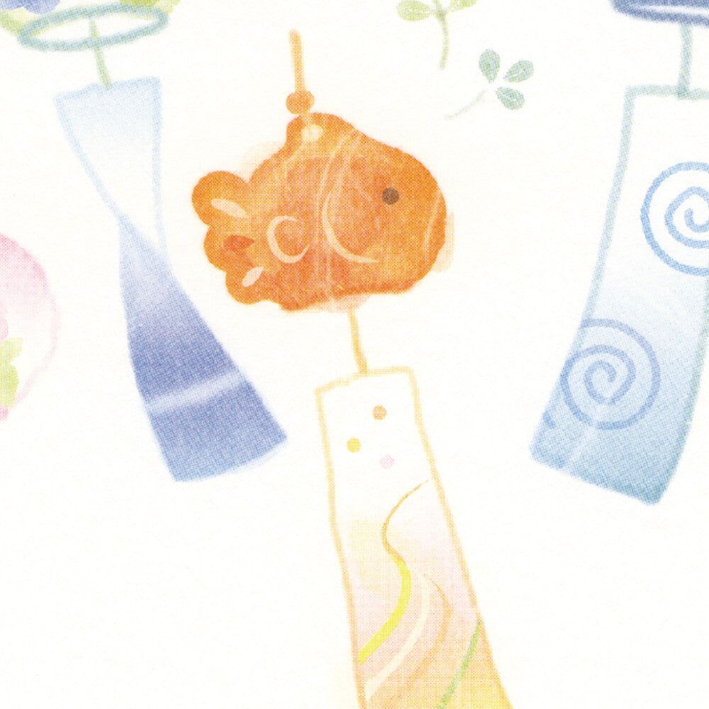 Summer Wind Chime - NB.co Summer Greeting Postcard