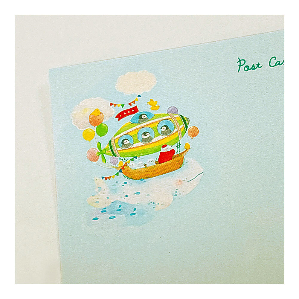 Beluga whale airship - Asano Yoshida Postcard